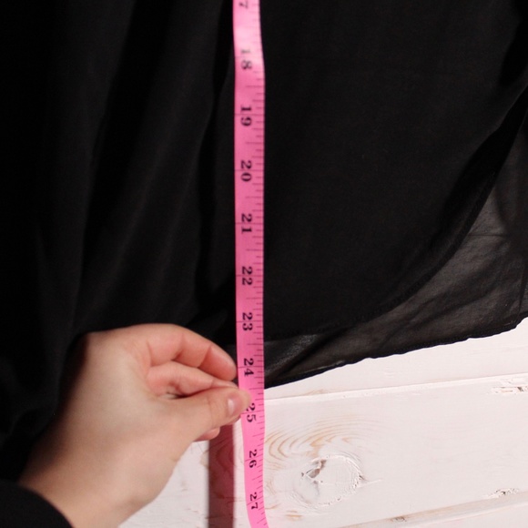 YEST Sheer Black Blouse - Picture 9 of 9